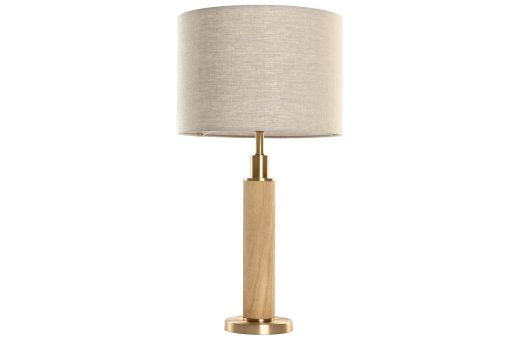 Candeeiro De Mesa Bronze M Rmore 36X36X50 Bege - Image 2