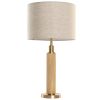 Candeeiro De Mesa Bronze M Rmore 36X36X50 Bege