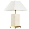 Candeeiro De Mesa Bronze Osso 14X36X57 Dourado