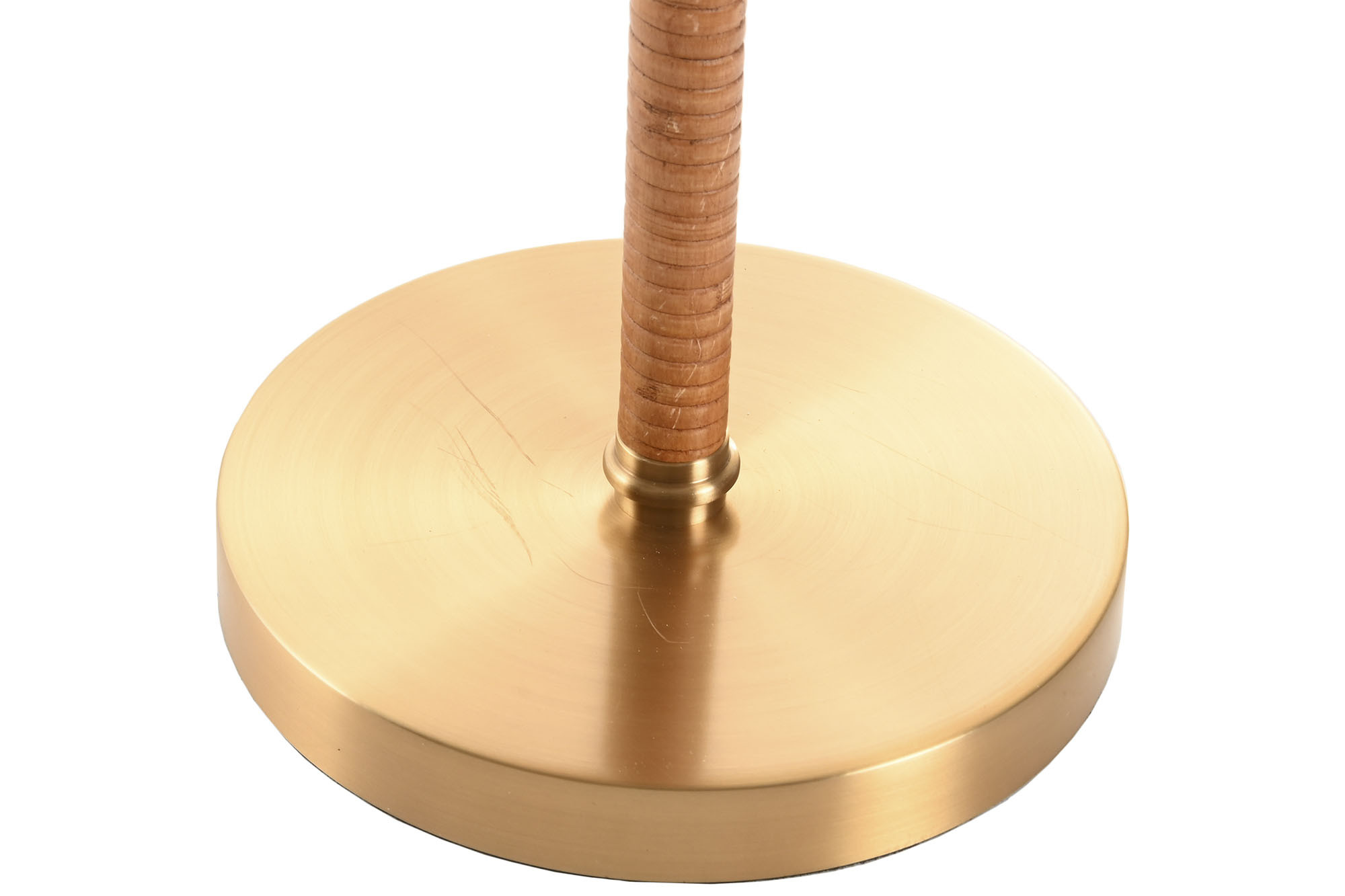 Candeeiro De Mesa Bronze Rattan 255X35X77 Natural - Image 4