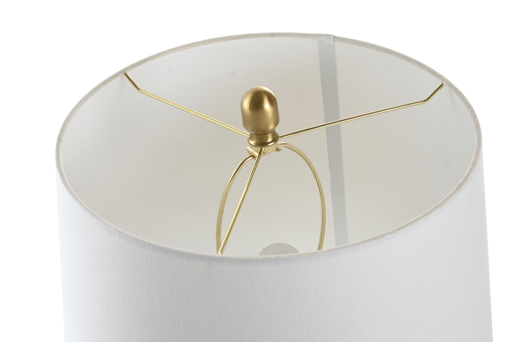 Candeeiro De Mesa Cerâmica Algod O 43X43X78 Discos - Image 7