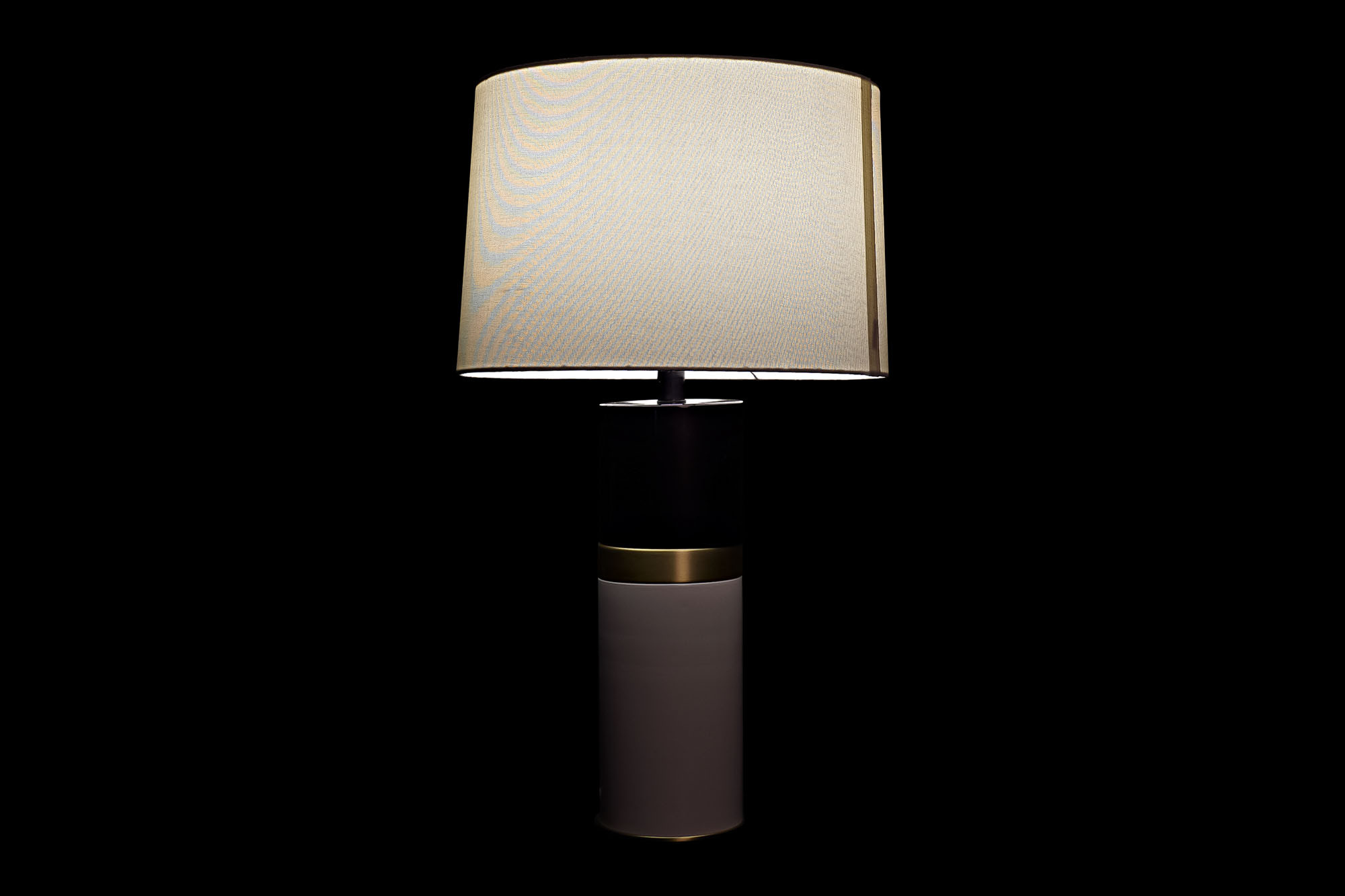 Candeeiro De Mesa Metal 38X38X65 Branco (2 Unidades)
