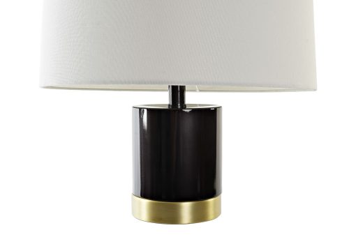 Candeeiro De Mesa Metal 38X38X65 Branco (2 Unidades) - Image 2