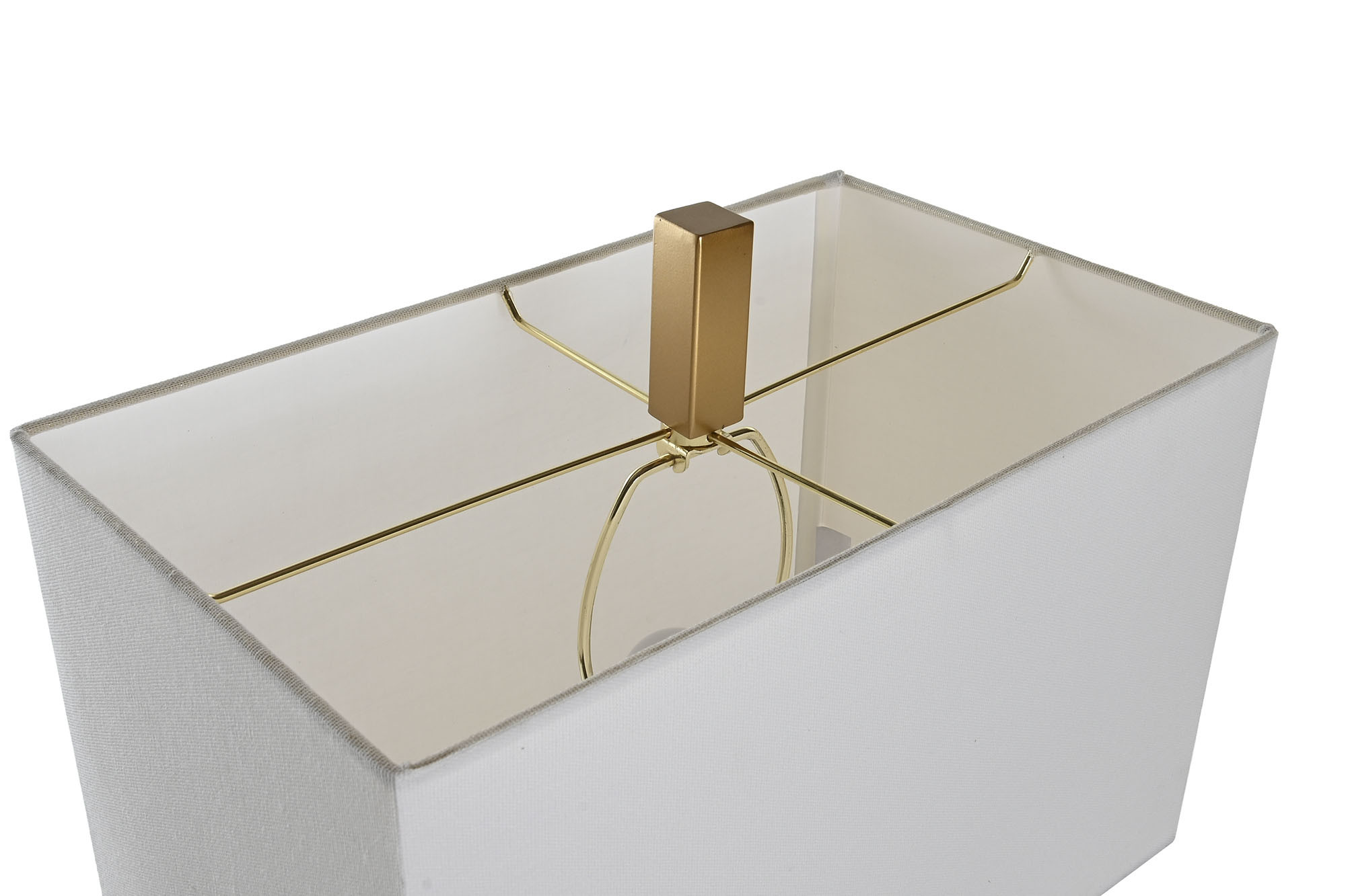 Candeeiro De Mesa Metal M Rmore 40X23X79 Dourado - Image 7