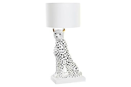 Candeeiro De Mesa Resina 33X33X71 Leopardo (2 Unidades) - Image 2