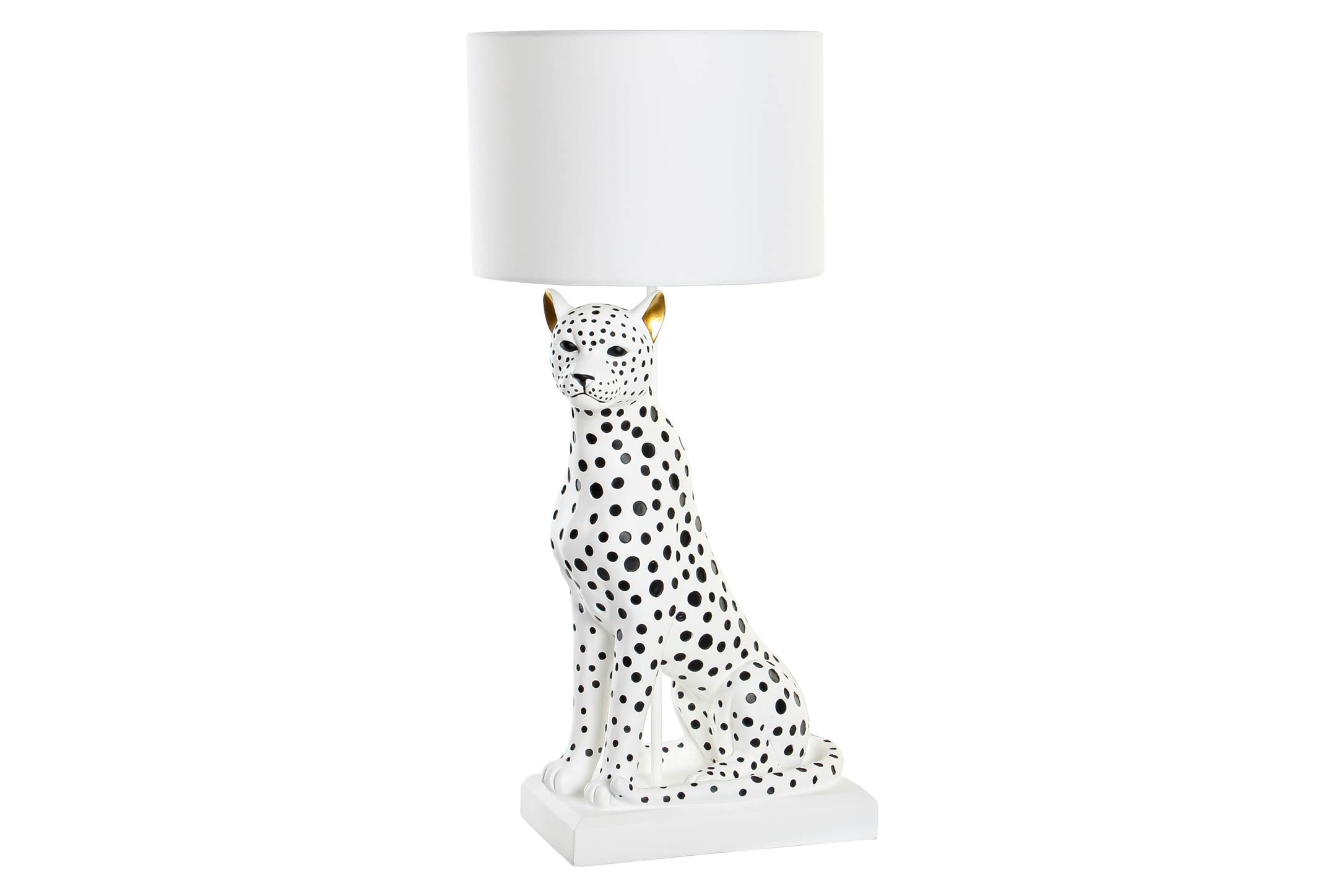 Candeeiro De Mesa Resina 33X33X71 Leopardo (2 Unidades) - Image 2