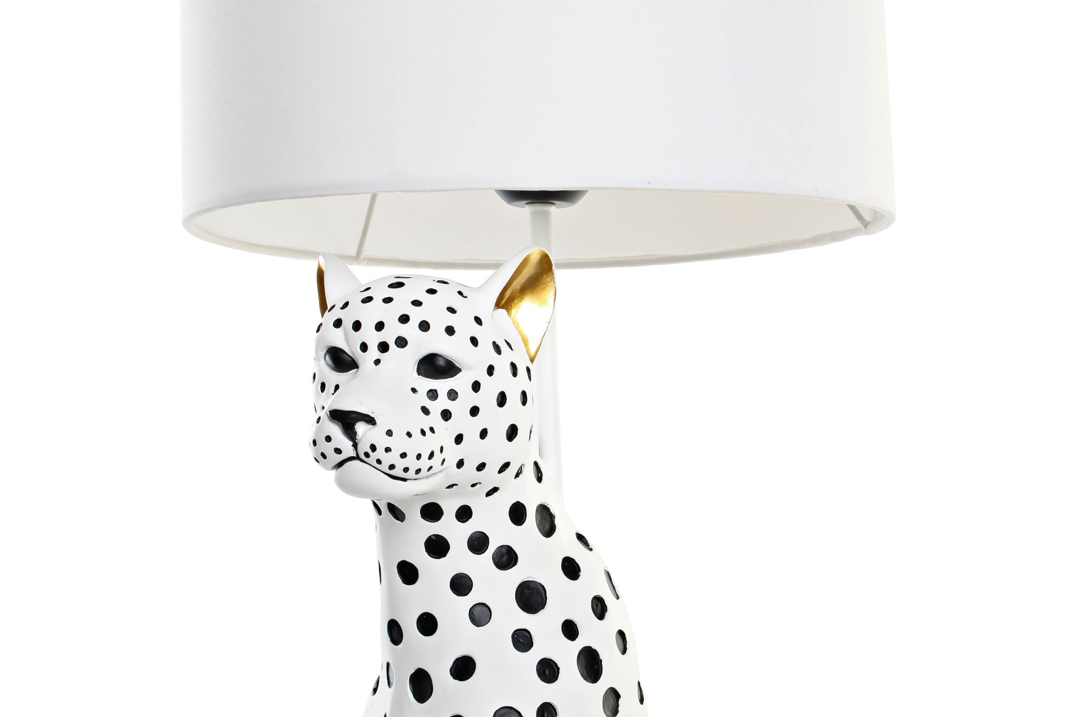 Candeeiro De Mesa Resina 33X33X71 Leopardo (2 Unidades) - Image 3