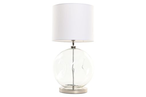 Candeeiro De Mesa Vidro Algod O 30X30X60 Org Nico