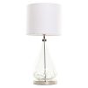 Candeeiro De Mesa Vidro Algod O 30X30X65 Org Nico