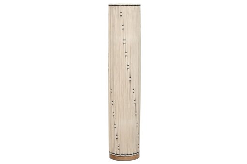 Candeeiro De Pé Algodão R Fia 25X25X125 N Natural - Image 2