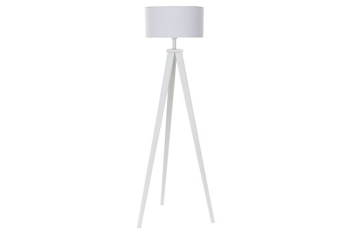 Candeeiro De Pé Madeira Poliåster 50X50X150 Branco (2 Unidades) - Image 2