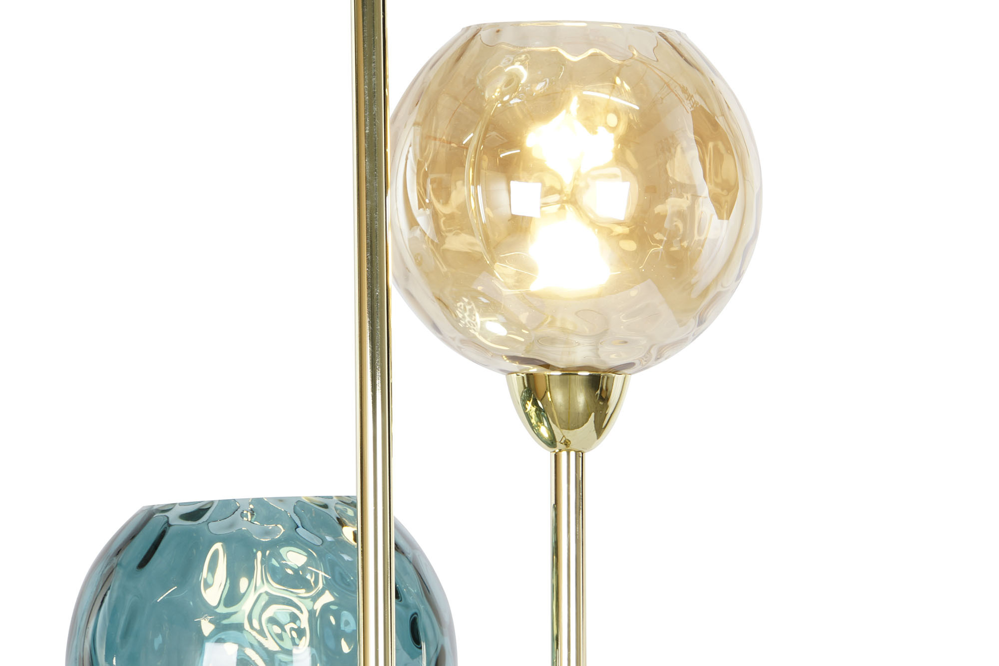 Candeeiro De Pé Metal Vidro 30X30X172 Bolas - Image 4