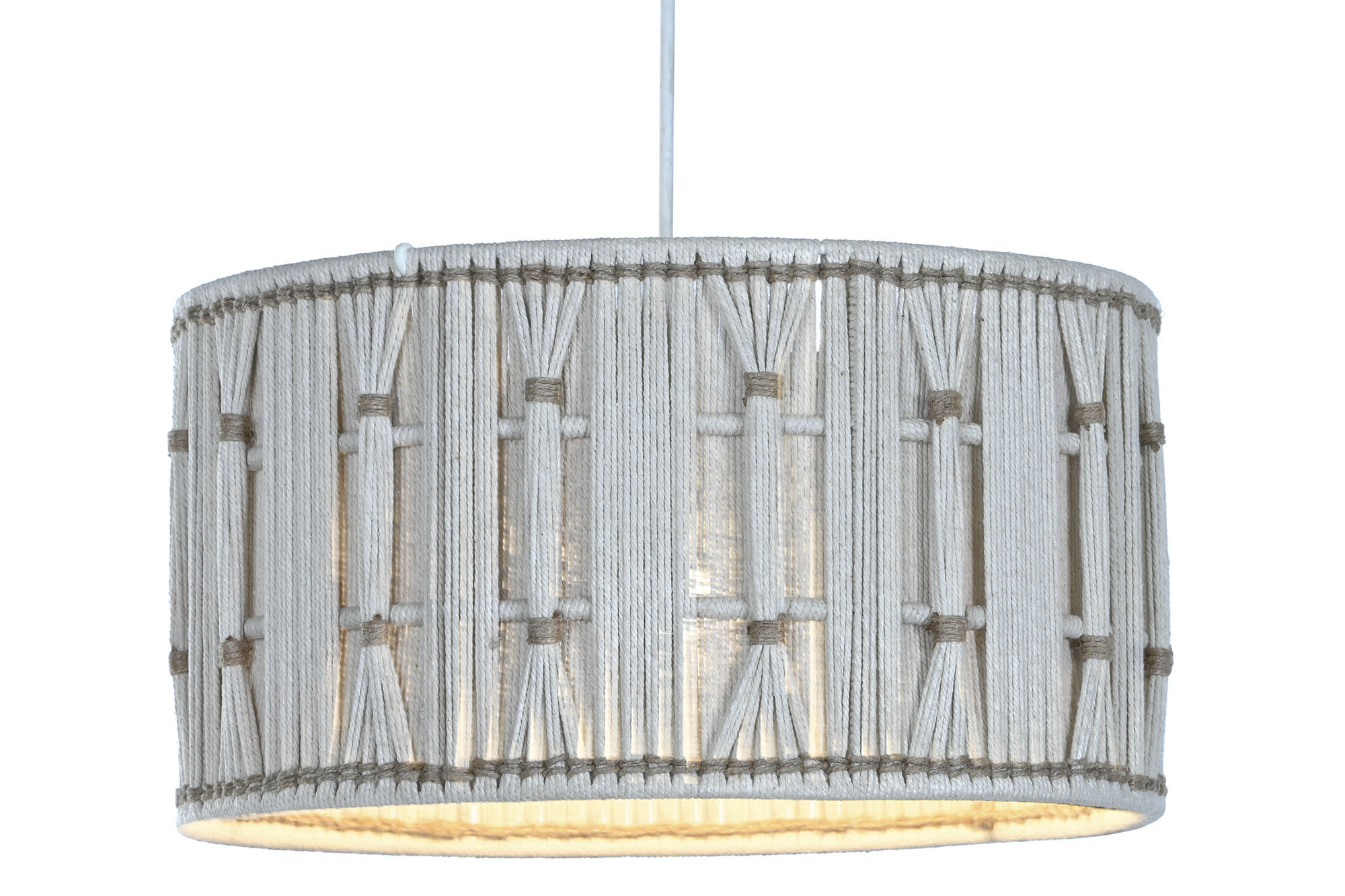 Candeeiro De Teto Algodão 40X40X25 Entranøado - Image 4