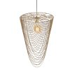 Candeeiro De Teto Ferro 46X46X69 Correntes