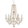 Candeeiro De Teto Ferro Pinheiro 57X28X57 6 Braøos