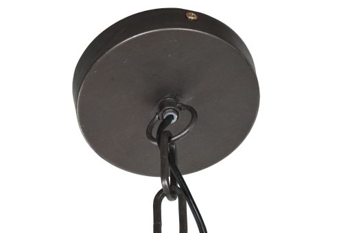 Candeeiro De Teto Metal Madeira 61X61X117 Bolas - Image 5