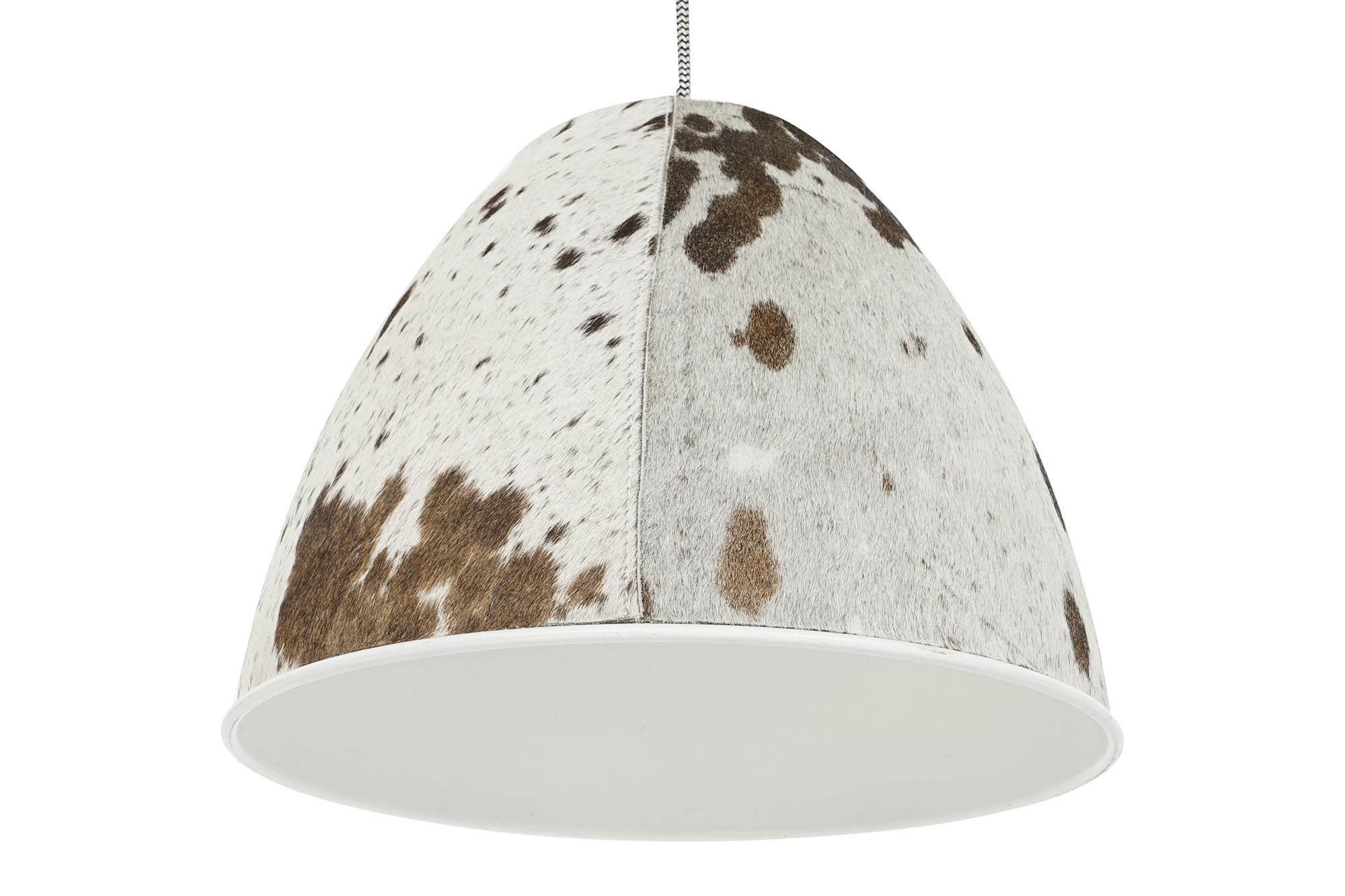 Candeeiro De Teto Metal Pele 34X34X28 Vaca - Image 7