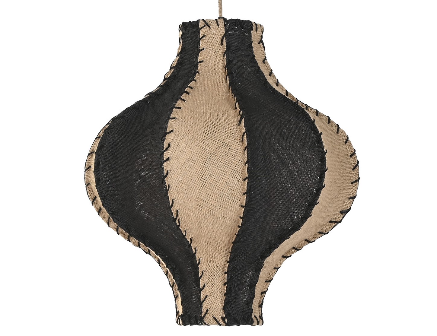 Candeeiro De Teto Rafia Ferro 50X50X54 Natural