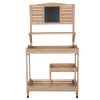Carrinho Abeto Mdf 101X51X188 Quadro De Escrever