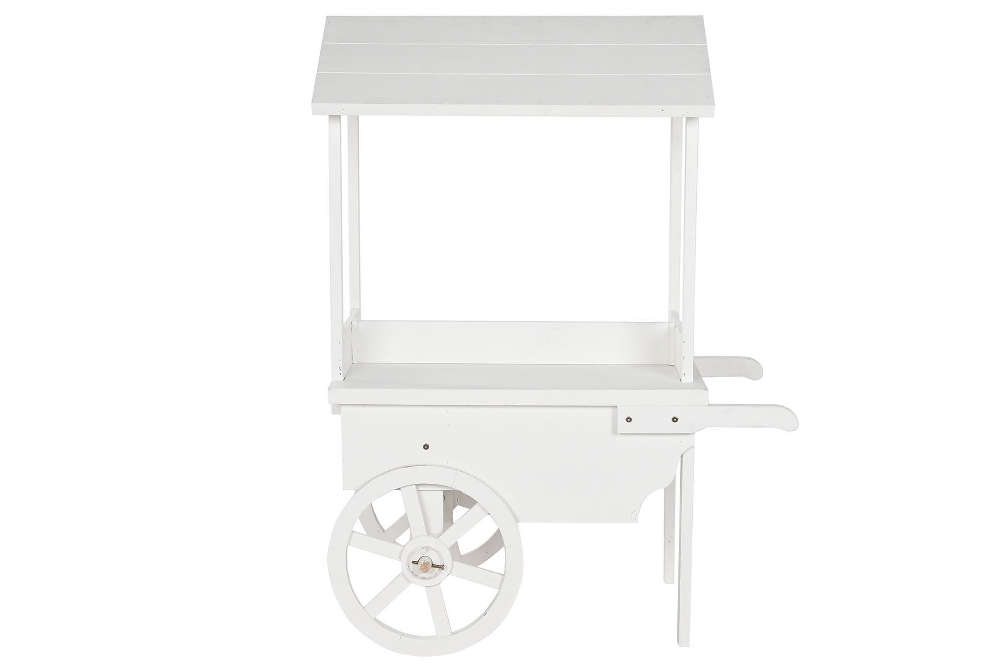 Carrinho Abeto Mdf 85X51X114 Branco