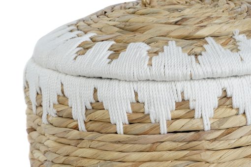 Cesta Set 2 Fibra Algod O 35X35X37 Tampa Natural (2 Unidades) - Image 4