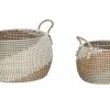 Cesta Set 2 Seagrass 40X40X24 9 Natural (2 Unidades)