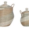 Cesta Set 2 Seagrass 46X46X56 11 Natural