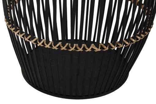 Cesta Set 3 Bambu 38X38X39 Preto (2 Unidades) - Image 6