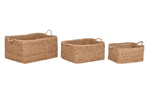 Cesta Set 3 Fibra 50X40X30 Natural (2 Unidades) - Image 2