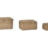 Cesta Set 3 Seagrass Ferro 50X34X25 Natural