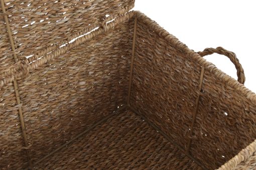 Cesta Set 3 Seagrass Ferro 50X34X25 Natural - Image 4