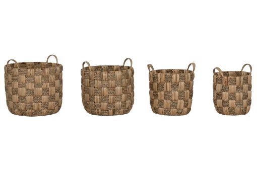 Cesta Set 4 Jacinto De Agua Metal 48X44X44 Natural - Image 2