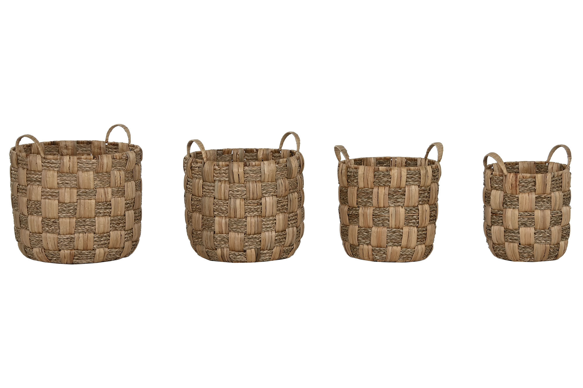 Cesta Set 4 Jacinto De Agua Metal 48X44X44 Natural - Image 2