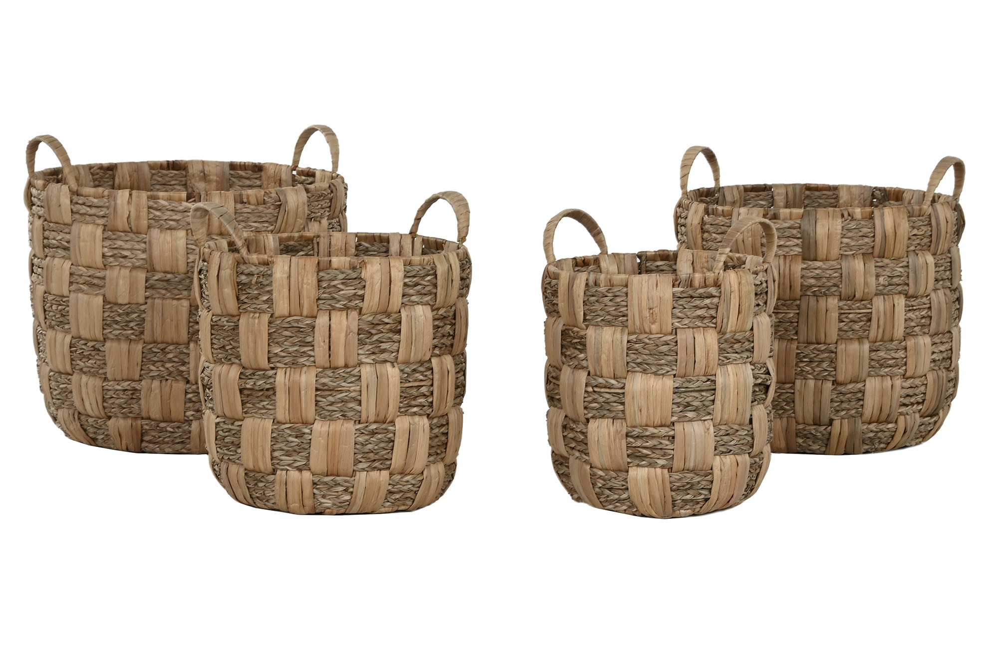 Cesta Set 4 Jacinto De Agua Metal 48X44X44 Natural - Image 7
