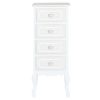 Chifonier Madeira Mdf 40X36X100 Branco