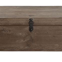 Cofre Madeira 46X31X31 Preto