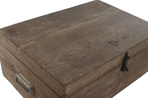 Cofre Madeira 46X31X31 Preto - Image 6