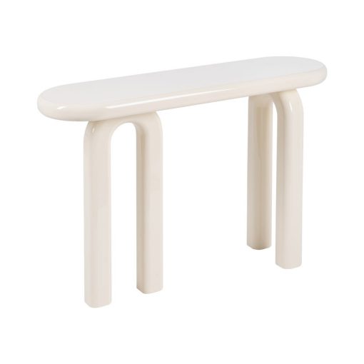 Consola Lacado Creme Mdf- Entrada 120 X 35 X 80 Cm - Image 3
