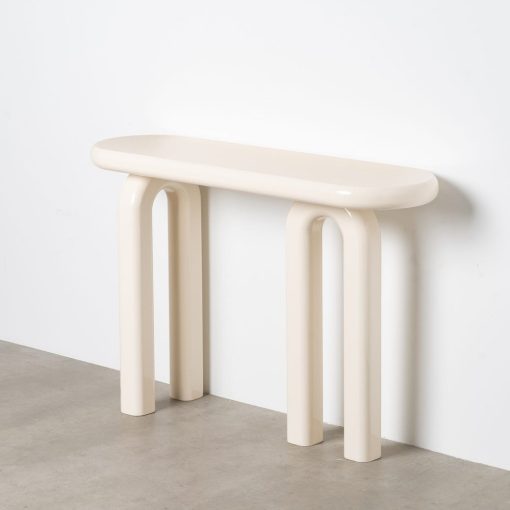 Consola Lacado Creme Mdf- Entrada 120 X 35 X 80 Cm - Image 7