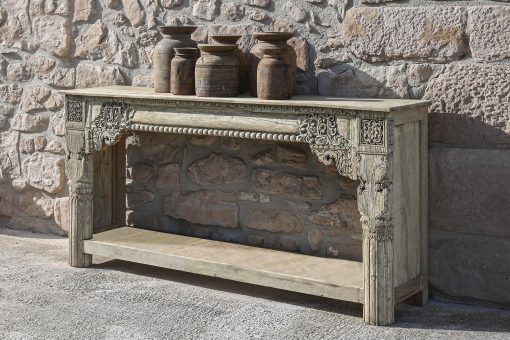 Consola Madeira Entalhada 194X44X91,5 - Image 4