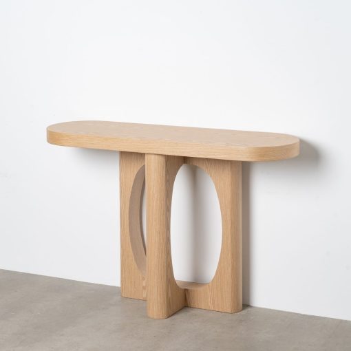Consola Natural Mdf- Entrada 120 X 35 X 80 Cm - Image 2