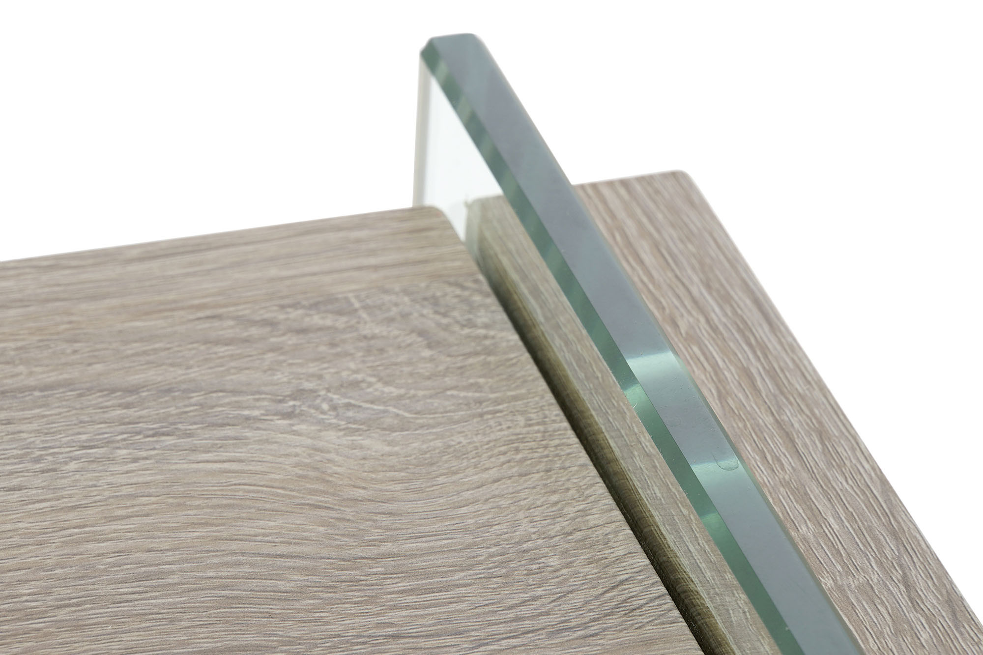 Consola Vidro Mdf 120X40X76 12Mm Temperado Natural - Image 7