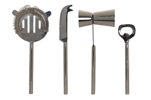 Coquetel Set 4 Inox 37X9X18 C O Cromado Prateado (2 Unidades) - Image 3