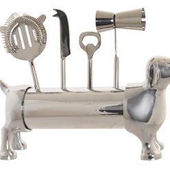 Coquetel Set 4 Inox 37X9X18 C O Cromado Prateado (2 Unidades)