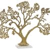 Decoração Alumínio M Rmore 60X10X48 Rvore Dourado (2 Unidades)