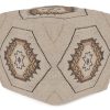 Descansa-Pés Rafia Algod O 45X45X45 Kilim