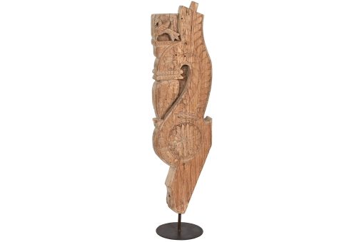Escultura Madeira 20X15X95