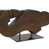 Escultura Madeira 80X15X35