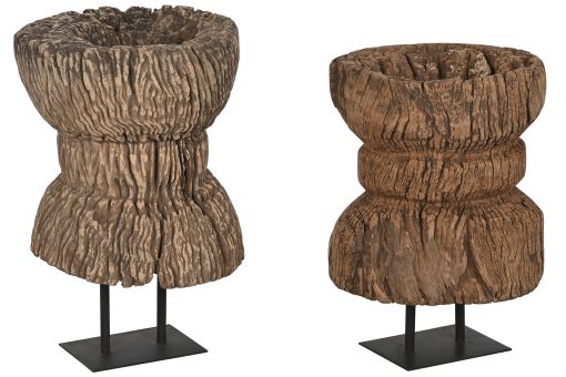 Escultura Madeira Ferro 36X36X55