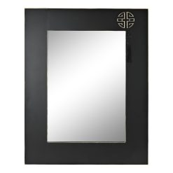Espelho Abeto Mdf 70X4X90 Oriental Preto